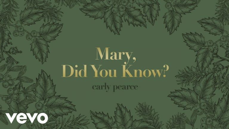 Carly Pearce – Mary, Did You Know? (Audio)